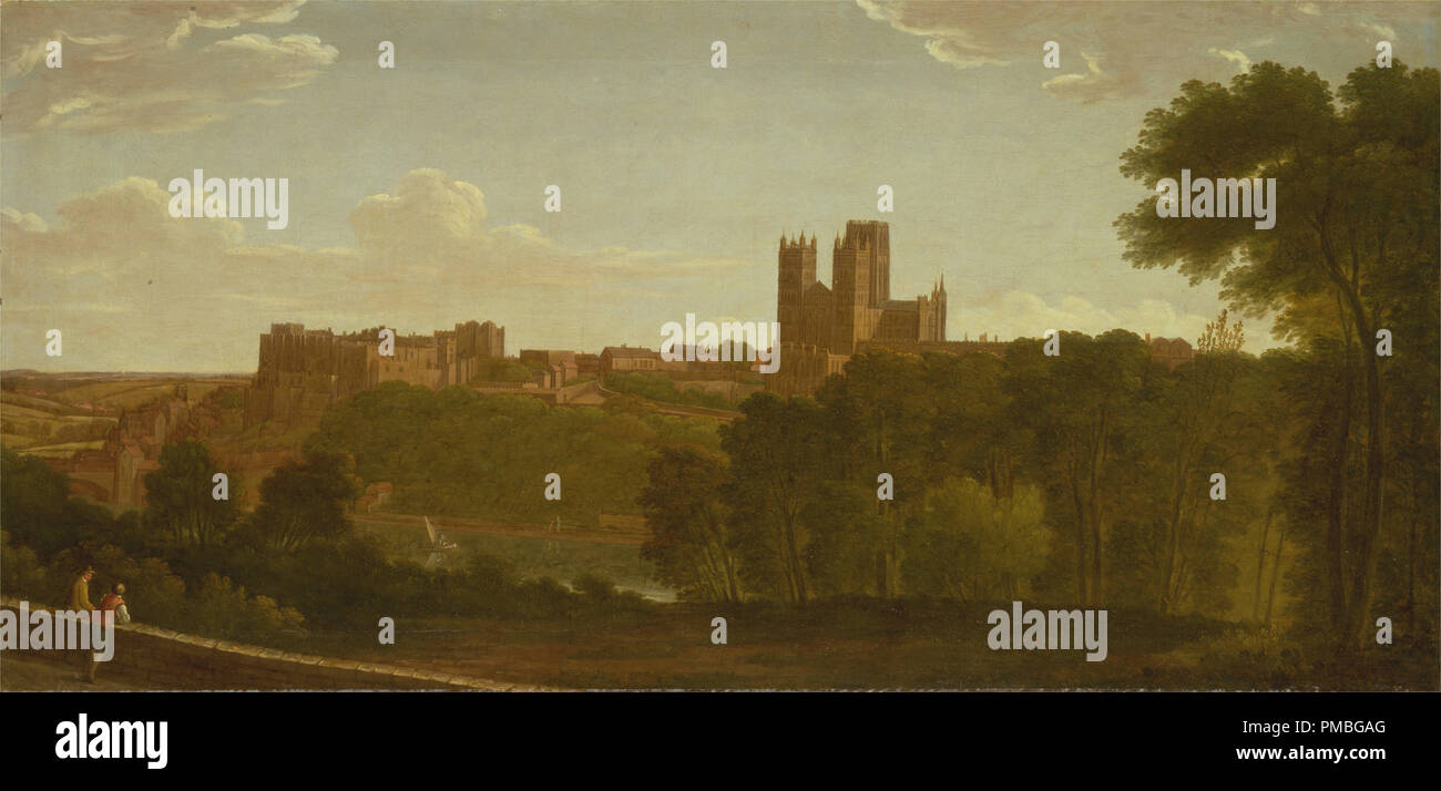 Durham. Date/Period: Ca. 1795. Painting. Oil on canvas. Height: 508 mm (20 in); Width: 1,041 mm (40.98 in). Author: UNKNOWN. Stock Photo