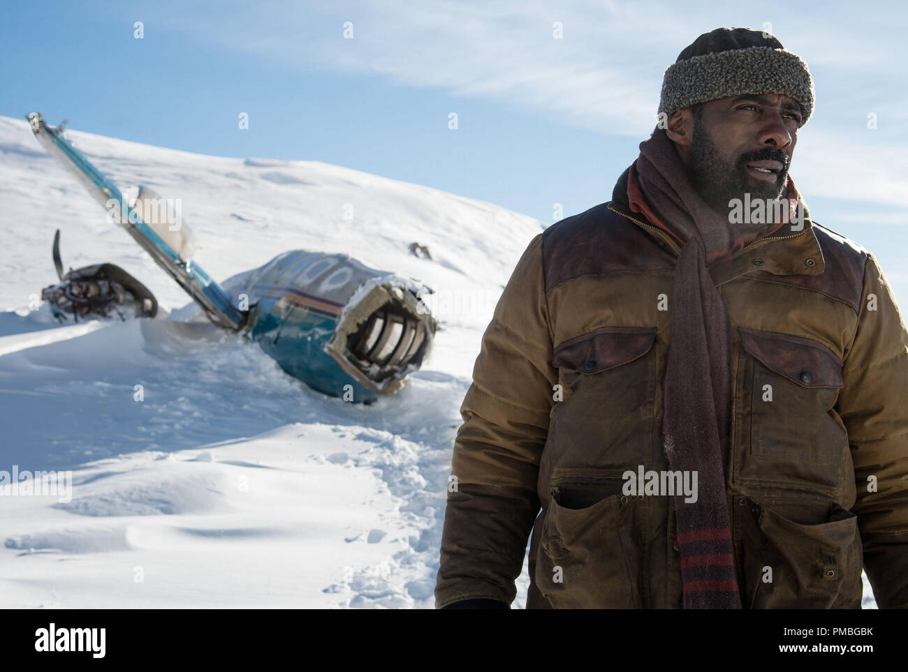 Idris Elba stars in Twentieth Century Fox's THE MOUNTAIN BETWEEN US. Stock Photo