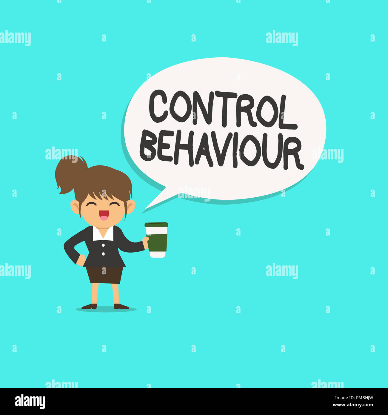 Word writing text Control Behaviour. Business concept for Exercise of ...