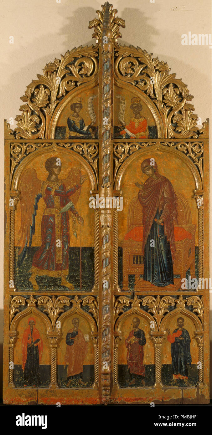 Sanctuary doors. Date/Period: 17th century. Iconostasis. Height: 1,450 mm (57.08 in); Width: 743 mm (29.25 in). Author: UNKNOWN. Stock Photo
