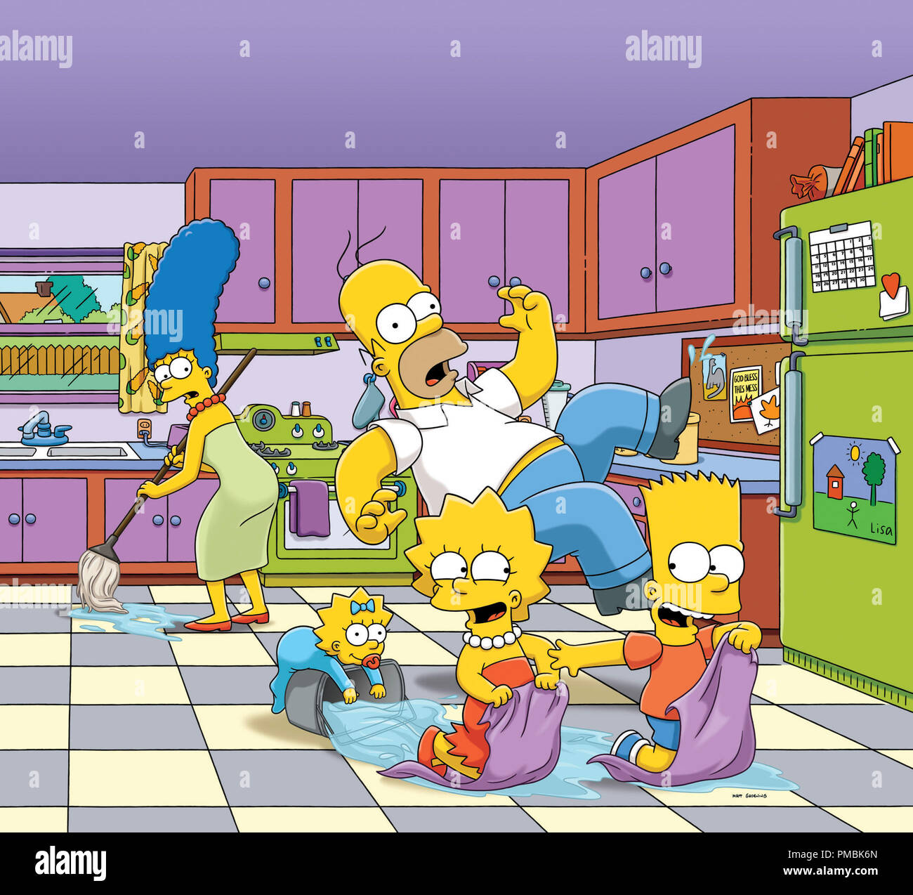 THE SIMPSONS: The Simpson Family Stock Photo - Alamy