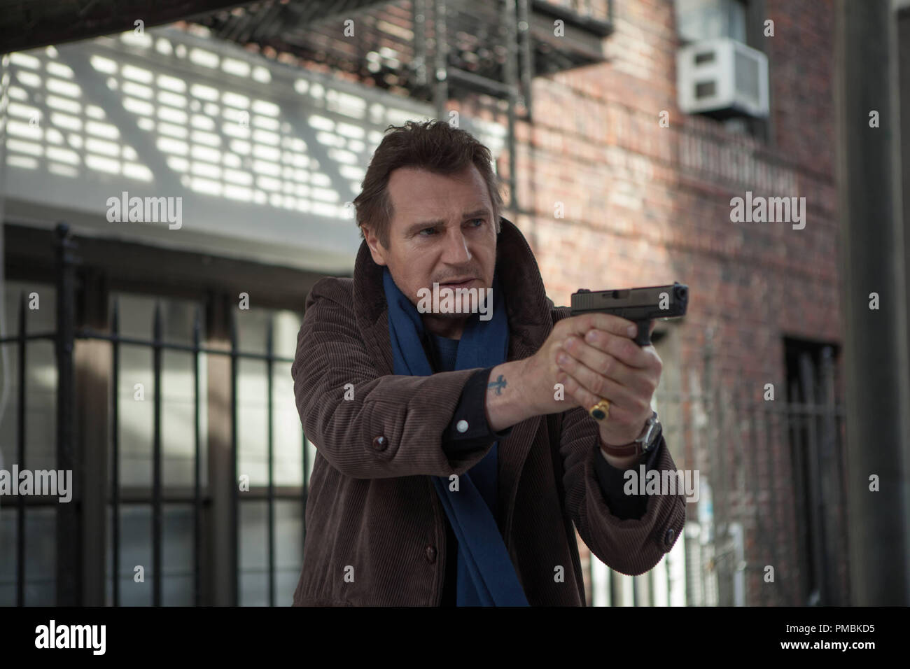 Based on Lawrence Block's bestselling series of mystery novels, 'A Walk among the Tombstones' stars LIAM NEESON as Matt Scudder Stock Photo