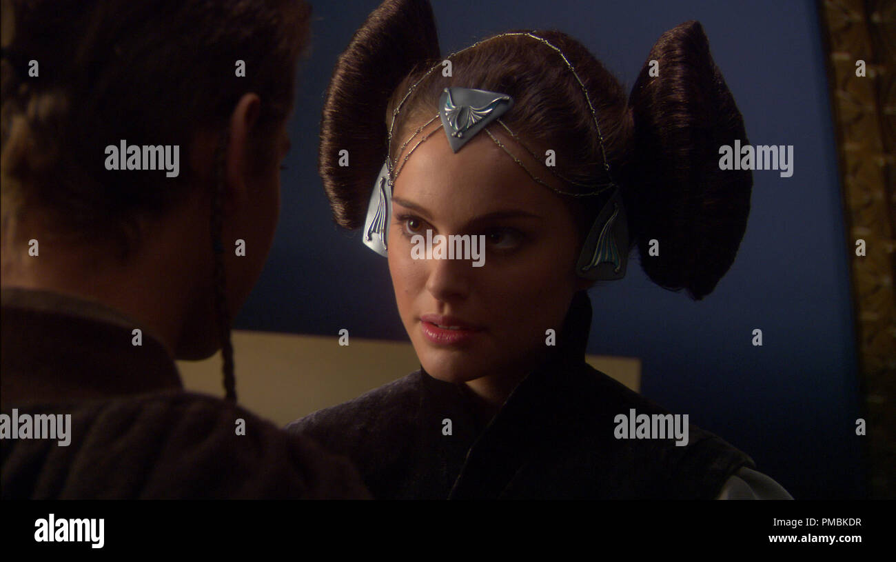 Hayden Christensen, Natalie Portman, 'Star Wars Episode II: Attack of the Clones' (2002) Stock Photo