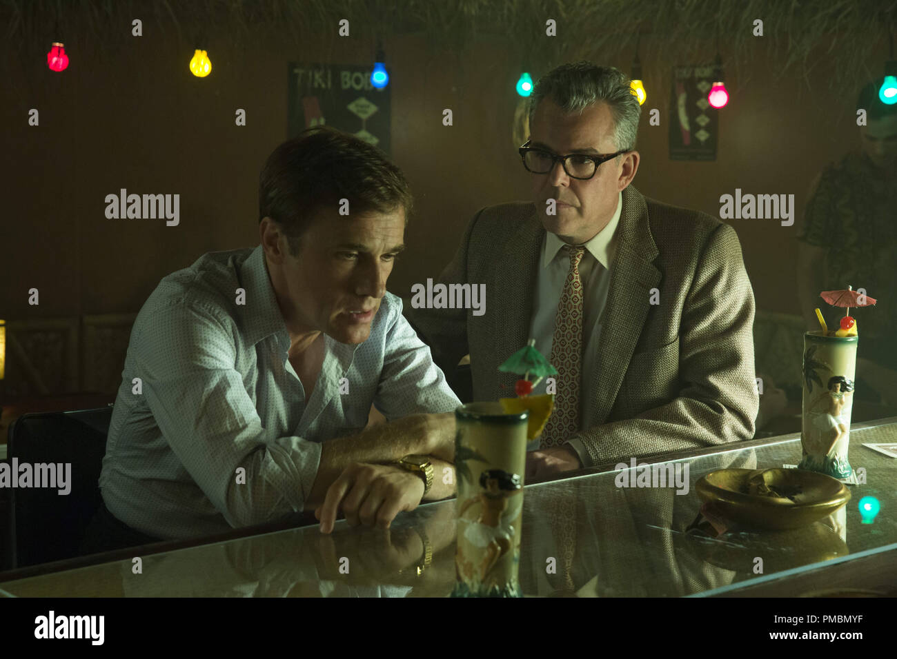 (L-R) CHRISTOPH WALTZ and DANNY HUSTON star in BIG EYES Stock Photo