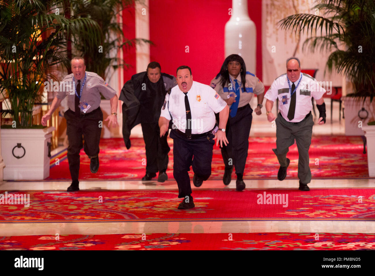 Paul Blart (Kevin James) with Gino Chizetti (Vic DiBitetto) , Khan Mubi
