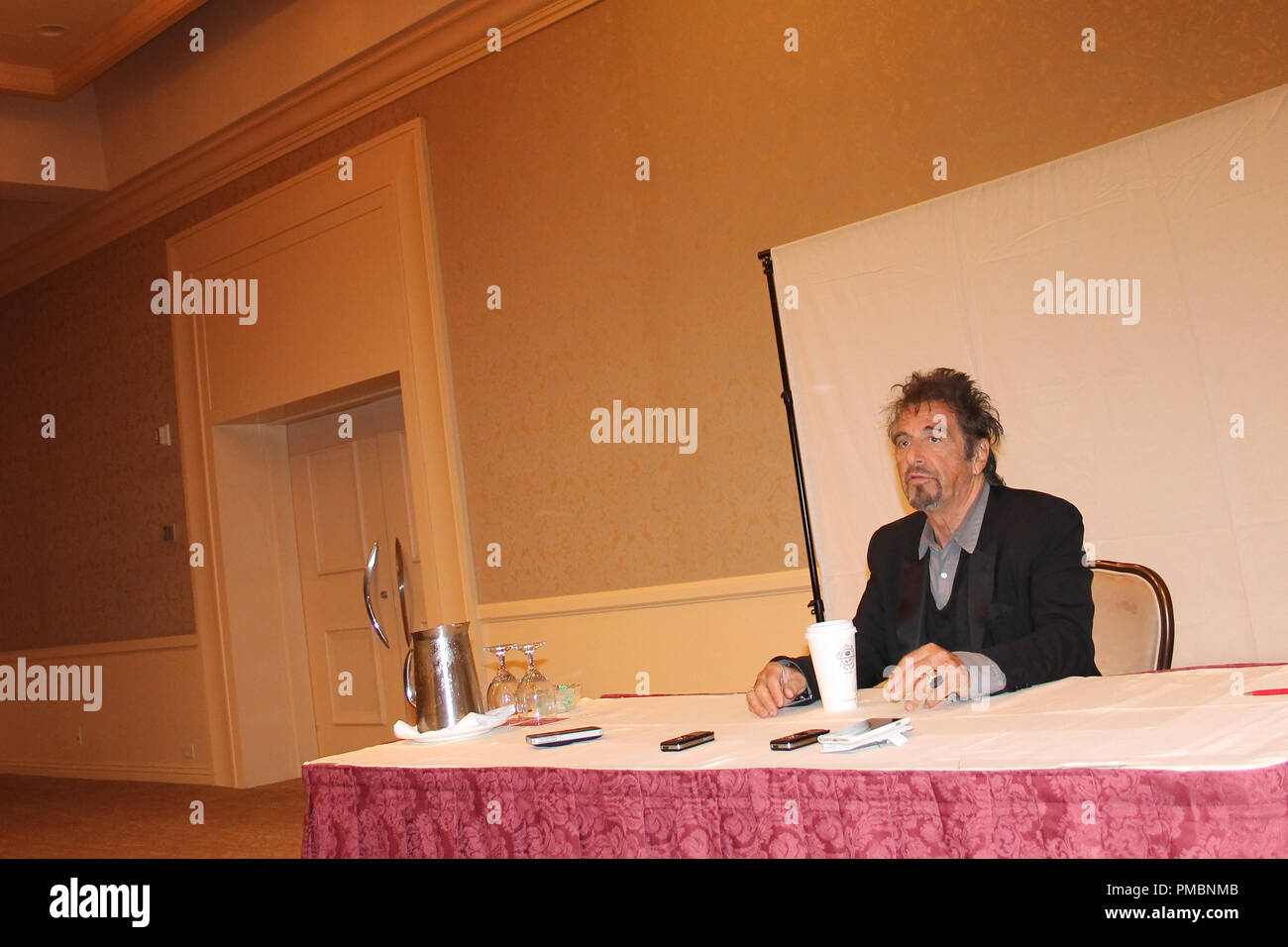 Al Pacino at the 'Michael Collins' Press Conference at the Four Seasons Hotel on February 28, 2015 in Beverly Hills, California File Reference # 32600 092JRC  For Editorial Use Only -  All Rights Reserved Stock Photo