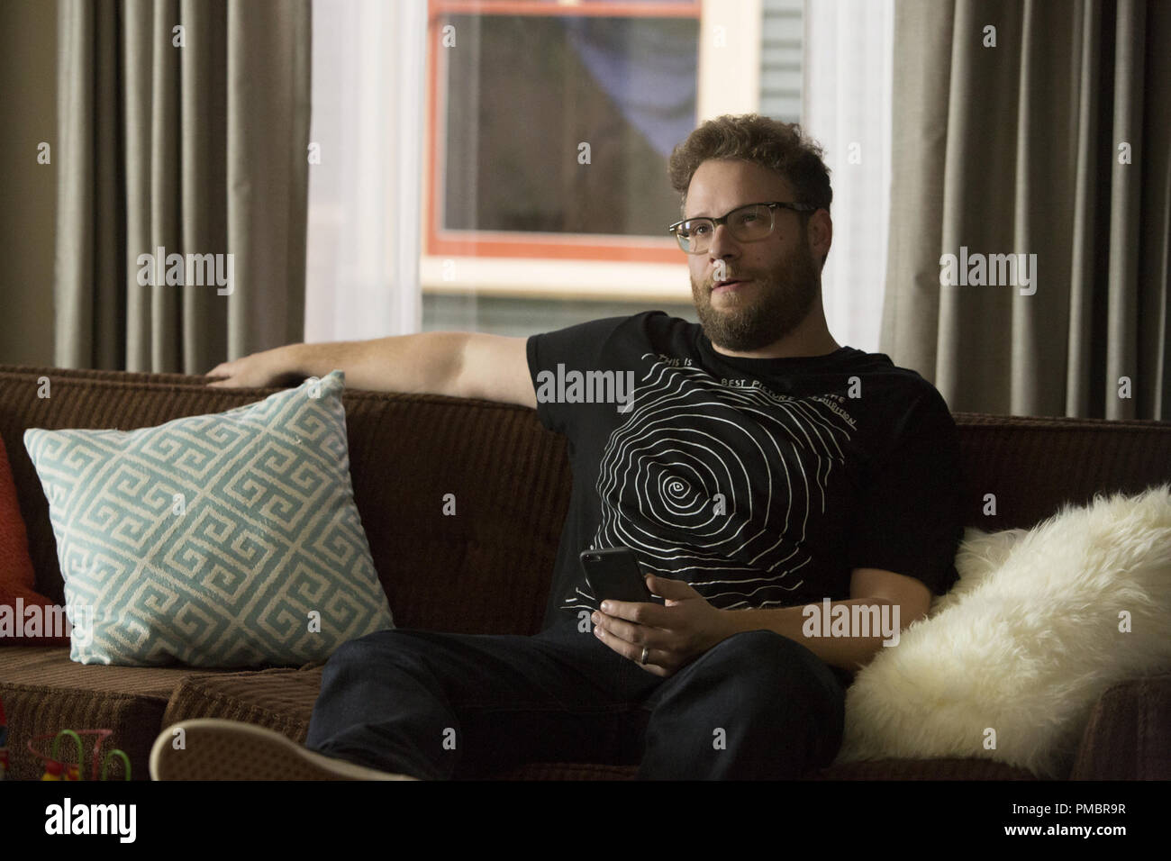 SETH ROGEN is back as Mac Radner in 'Neighbors 2: Sorority Rising,' the follow-up to 2014's most popular original comedy. Stock Photo