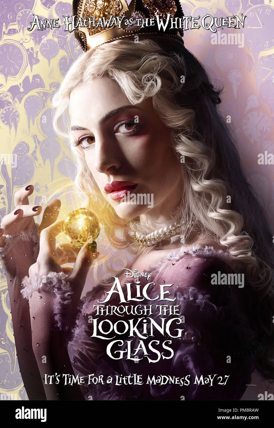 'Alice Through The Looking Glass' (2016) Poster Stock Photo