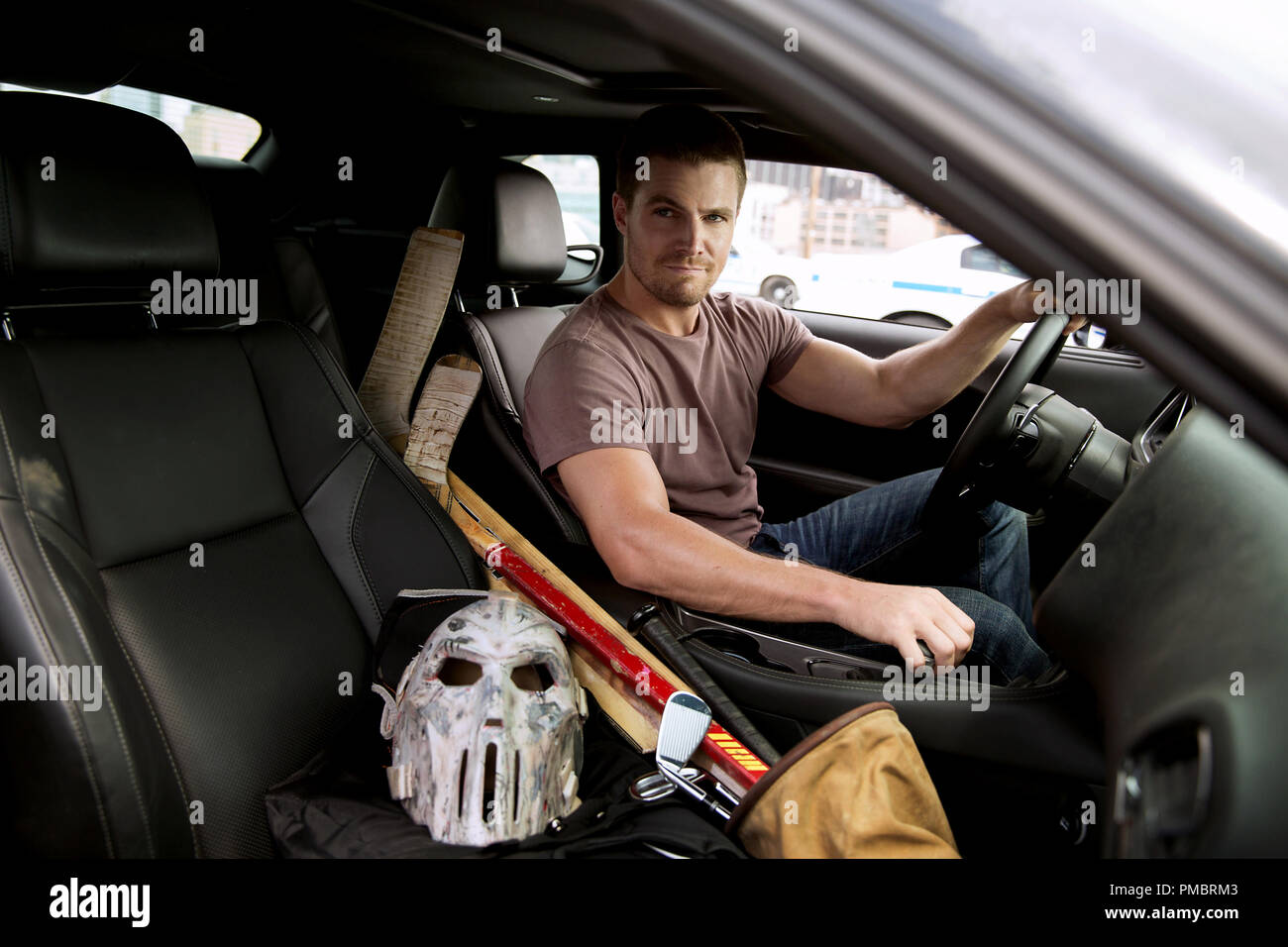 Stephen Amell as Casey Jones in Teenage Mutant Ninja Turtles Out of