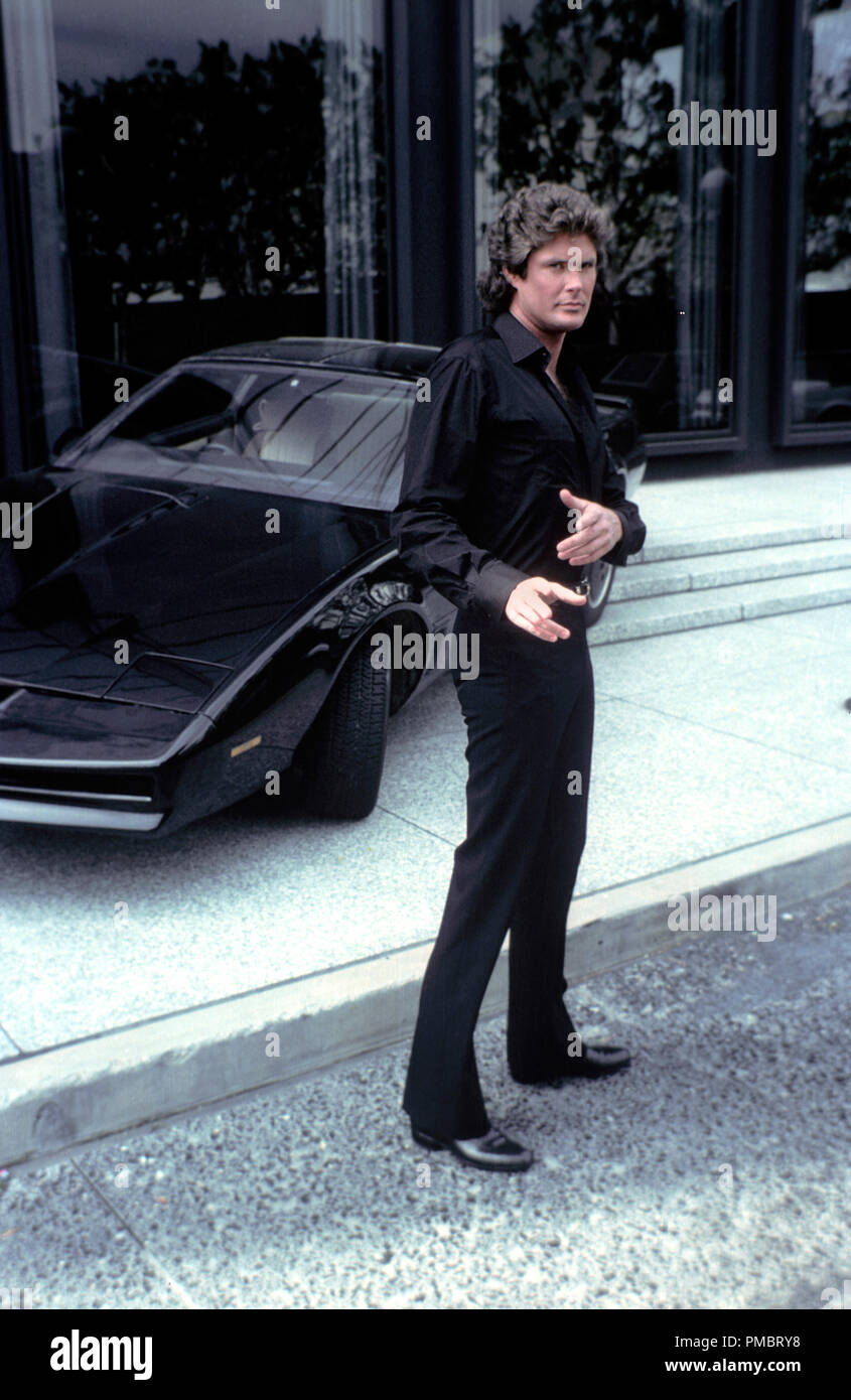 Studio Publicity Still from 'Knight Rider'  David Hasselhoff  circa 1982  All Rights Reserved   File Reference # 32914 130THA  For Editorial Use Only Stock Photo
