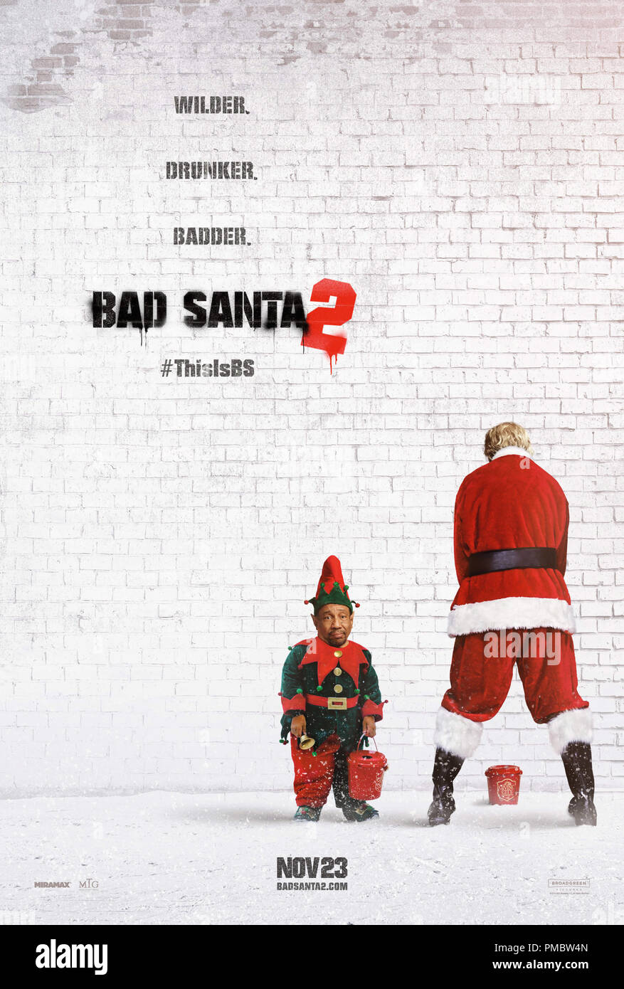 Bad santa poster hi-res stock photography and images - Alamy