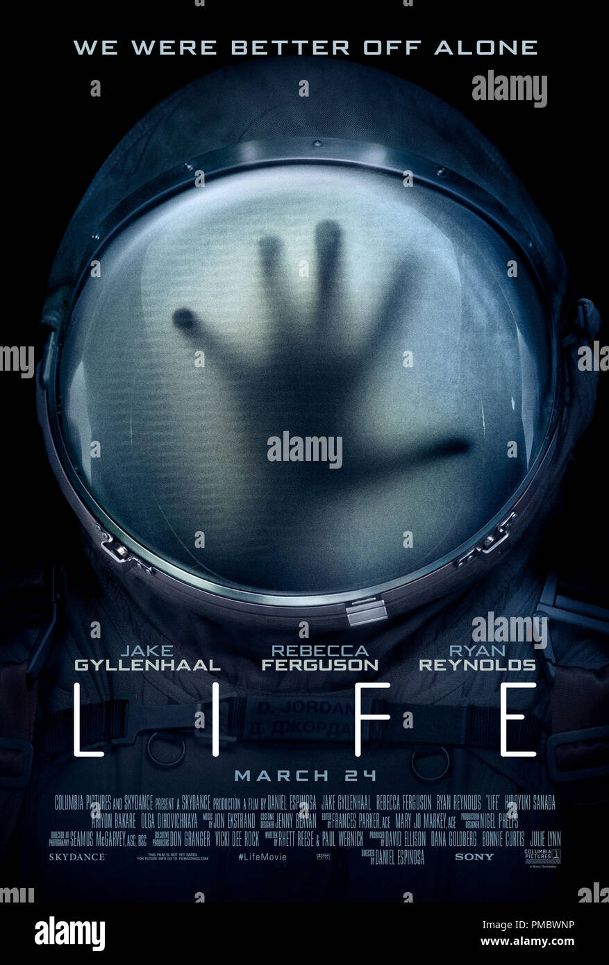 Columbia Pictures' LIFE (2017)  Poster Stock Photo
