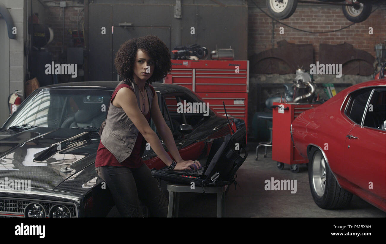 Nathalie Emmanuel As Ramsey In The Fate Of The Furious 2017 Stock Photo Alamy