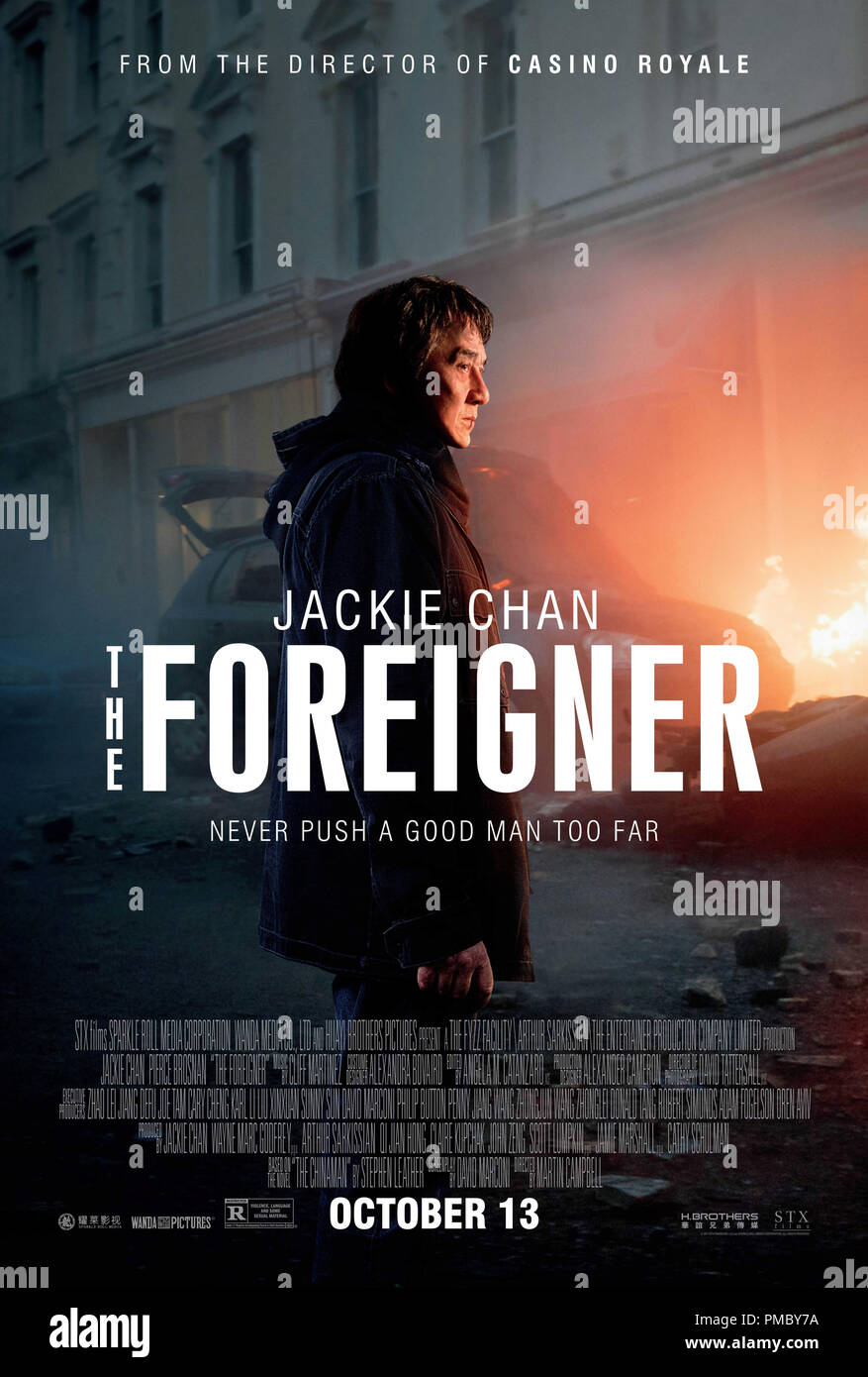 'The Foreigner' (2017) STX Films  Poster Stock Photo