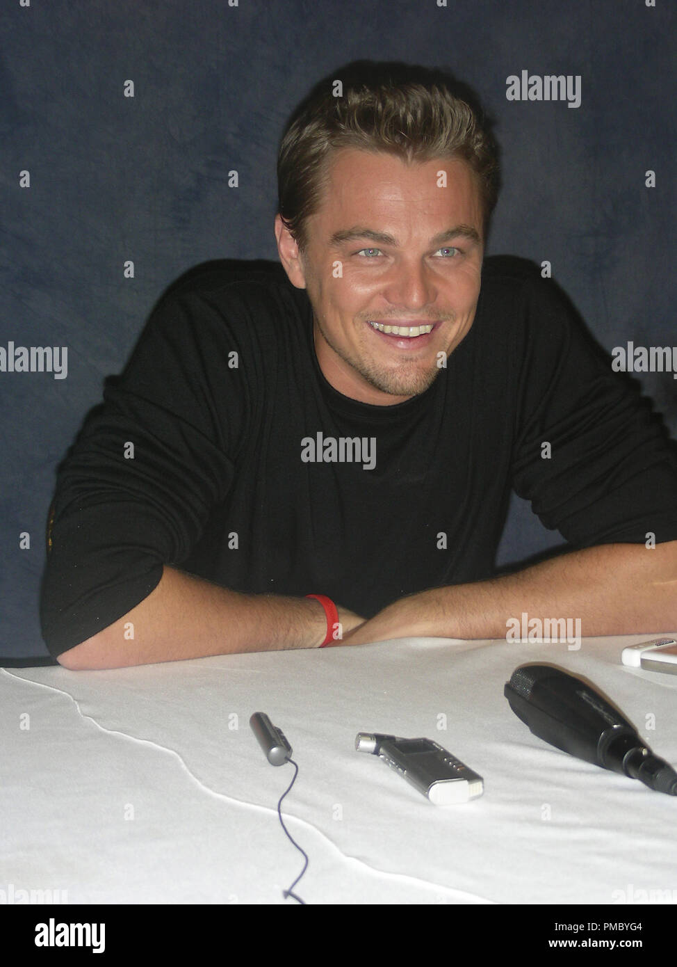 Press conference Portrait of Leonardo DiCaprio  11/16/2006 © JRC Photo Library/The Hollywood Archive (All Rights Reserved)  File Reference # 33480 019THA Stock Photo