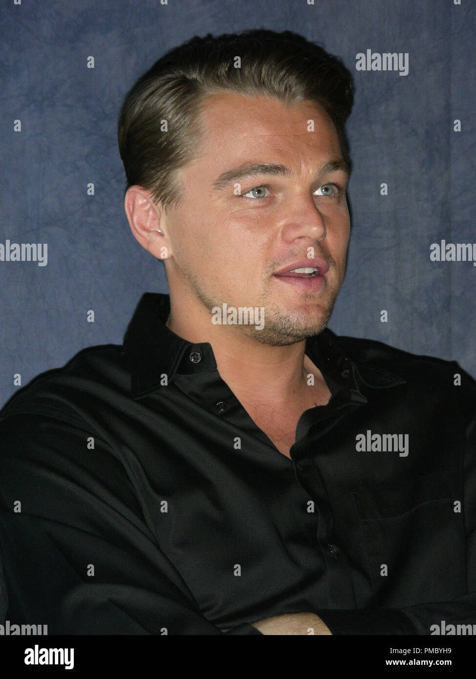 Press conference Portrait of Leonardo DiCaprio  08/07/2007 © JRC Photo Library/The Hollywood Archive (All Rights Reserved)  File Reference # 33480 047THA Stock Photo