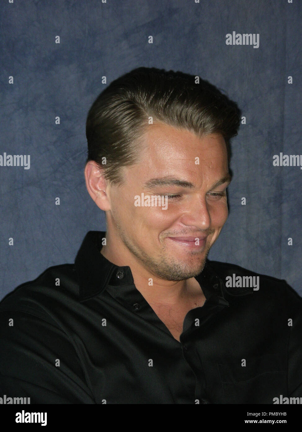Press conference Portrait of Leonardo DiCaprio  08/07/2007 © JRC Photo Library/The Hollywood Archive (All Rights Reserved)  File Reference # 33480 049THA Stock Photo