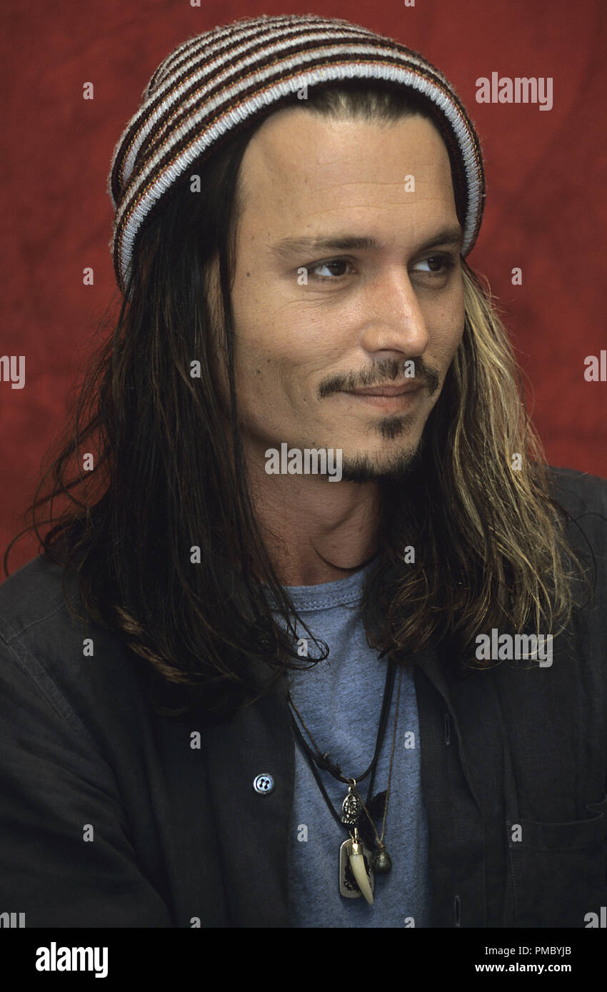 Press conference Portrait of Johnny Depp circa 2001 © JRC Photo Library