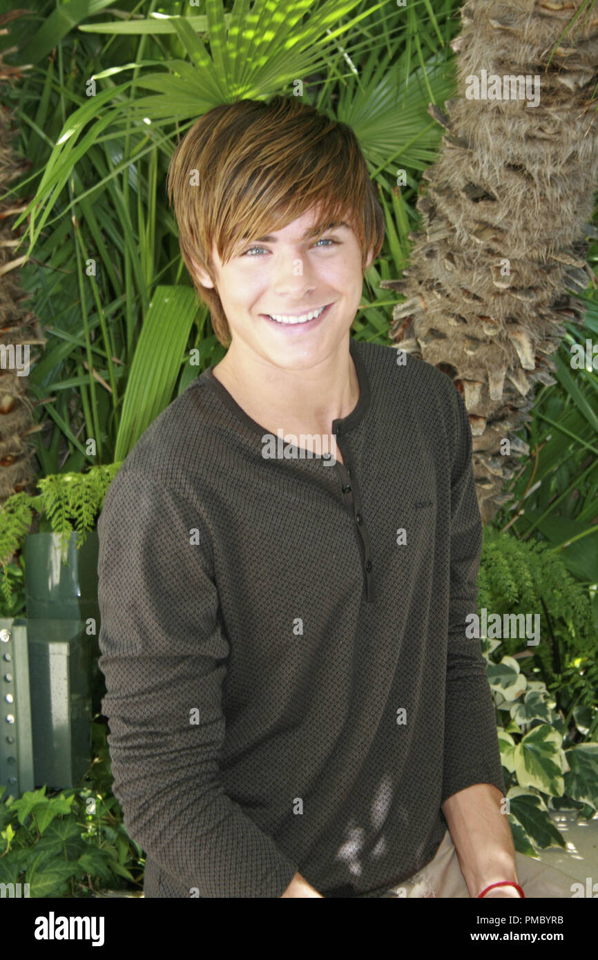Press conference Portrait of Zac Efron 07/30/2007 © JRC Photo Library/The Hollywood Archive (All Rights Reserved)  File Reference # 33480 193THA Stock Photo