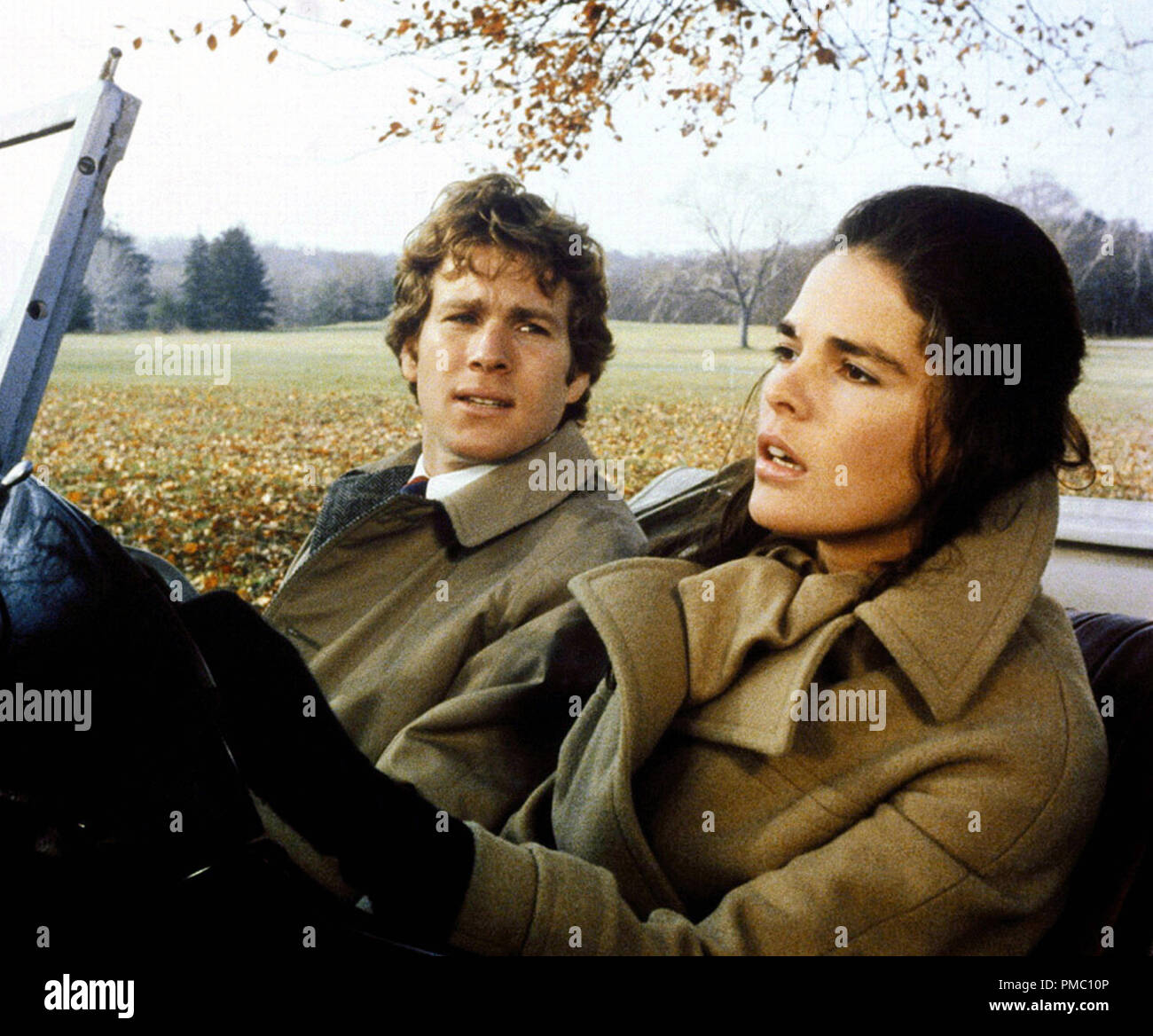 Ryan O'Neal and Ali MacGraw, "Love Story" (1970) Paramount File Reference # 33595_028THA Stock Photo