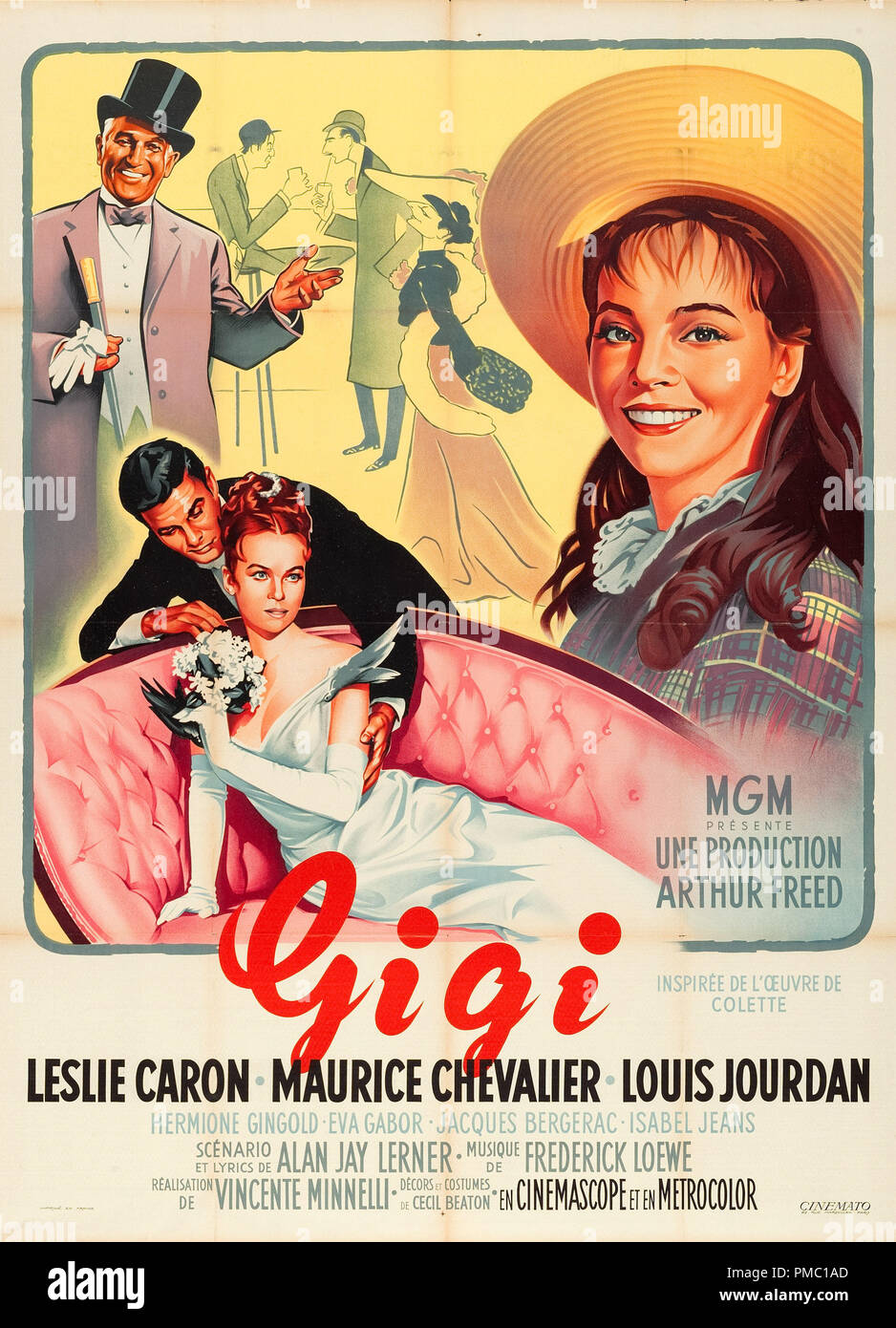 Leslie Caron, Gigi (MGM, 1959). Poster File Reference # 33595 303THA ...