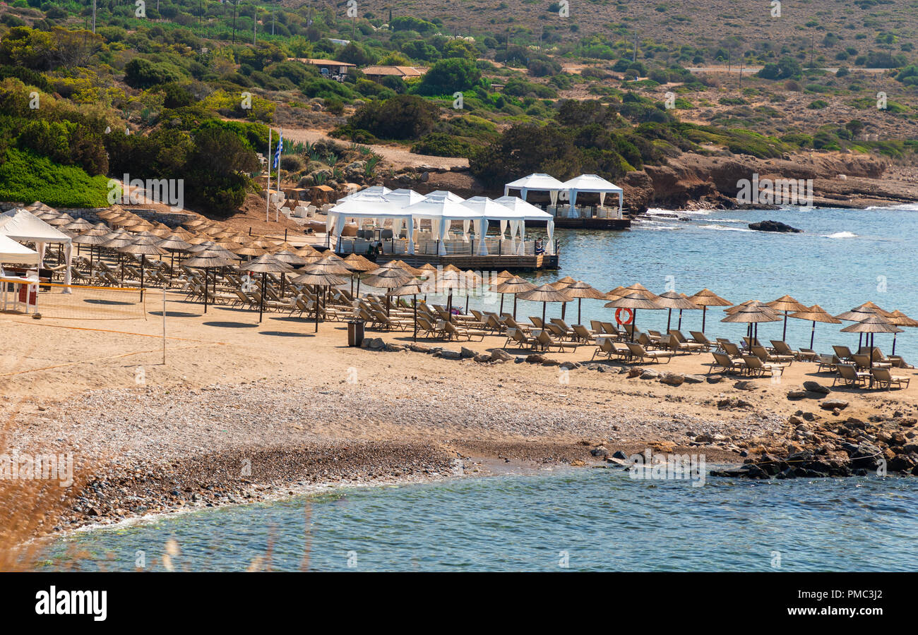 Cape Sounion, Grecotel Exclusive Resort, Sounion Bay, Aegean Sea Stock  Photo - Alamy