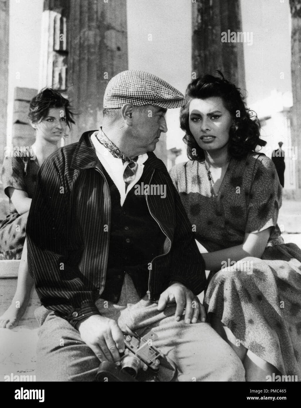Sophia Loren on location in Greece during the making of, 'Boy on a Dolphin' 1957 20th Century Fox File Reference # 33536 110THA Stock Photo