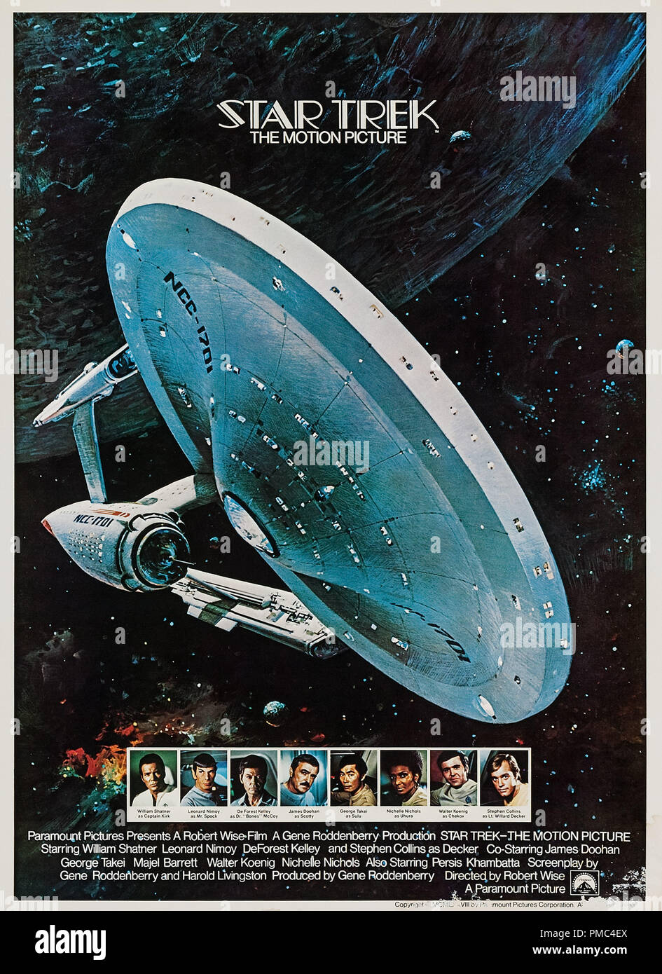 William Shatner,  Star Trek: The Motion Picture (Paramount, 1979). Poster  File Reference # 33595 718THA Stock Photo