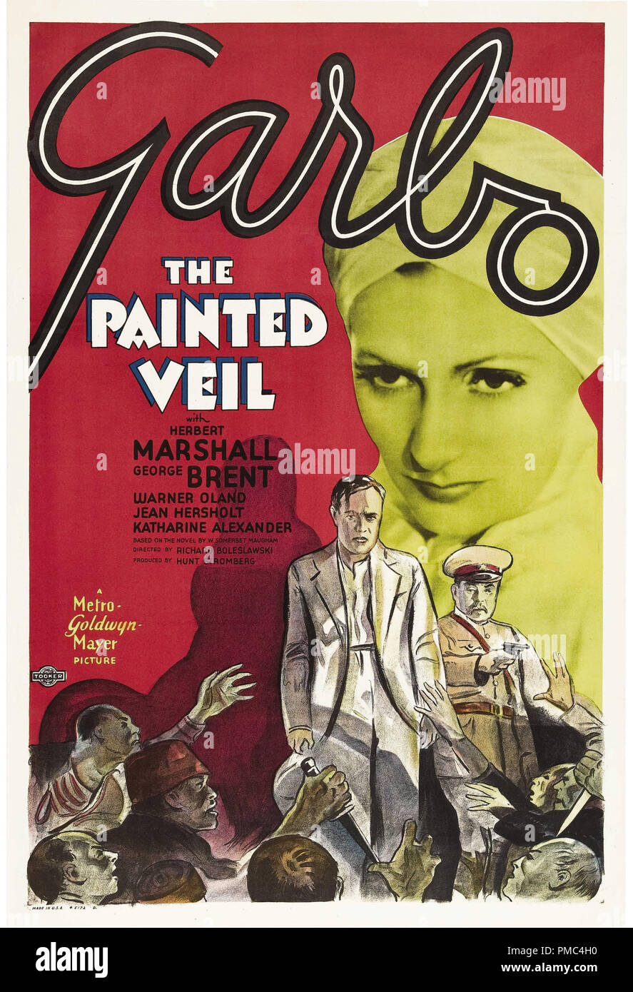 Greta Garbo,  The Painted Veil (MGM, 1934). Poster  File Reference # 33595_774THA Stock Photo