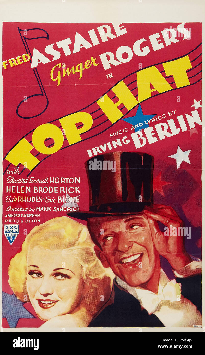 Top hat film poster fred astaire hires stock photography and images