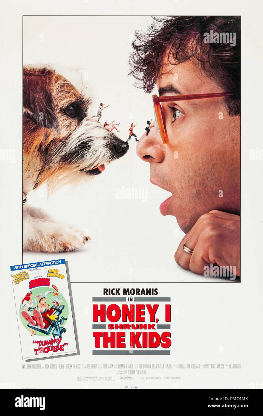 Rick Moranis,  Honey, I Shrunk the Kids (Buena Vista, 1989). Poster File Reference # 33595 874THA Stock Photo