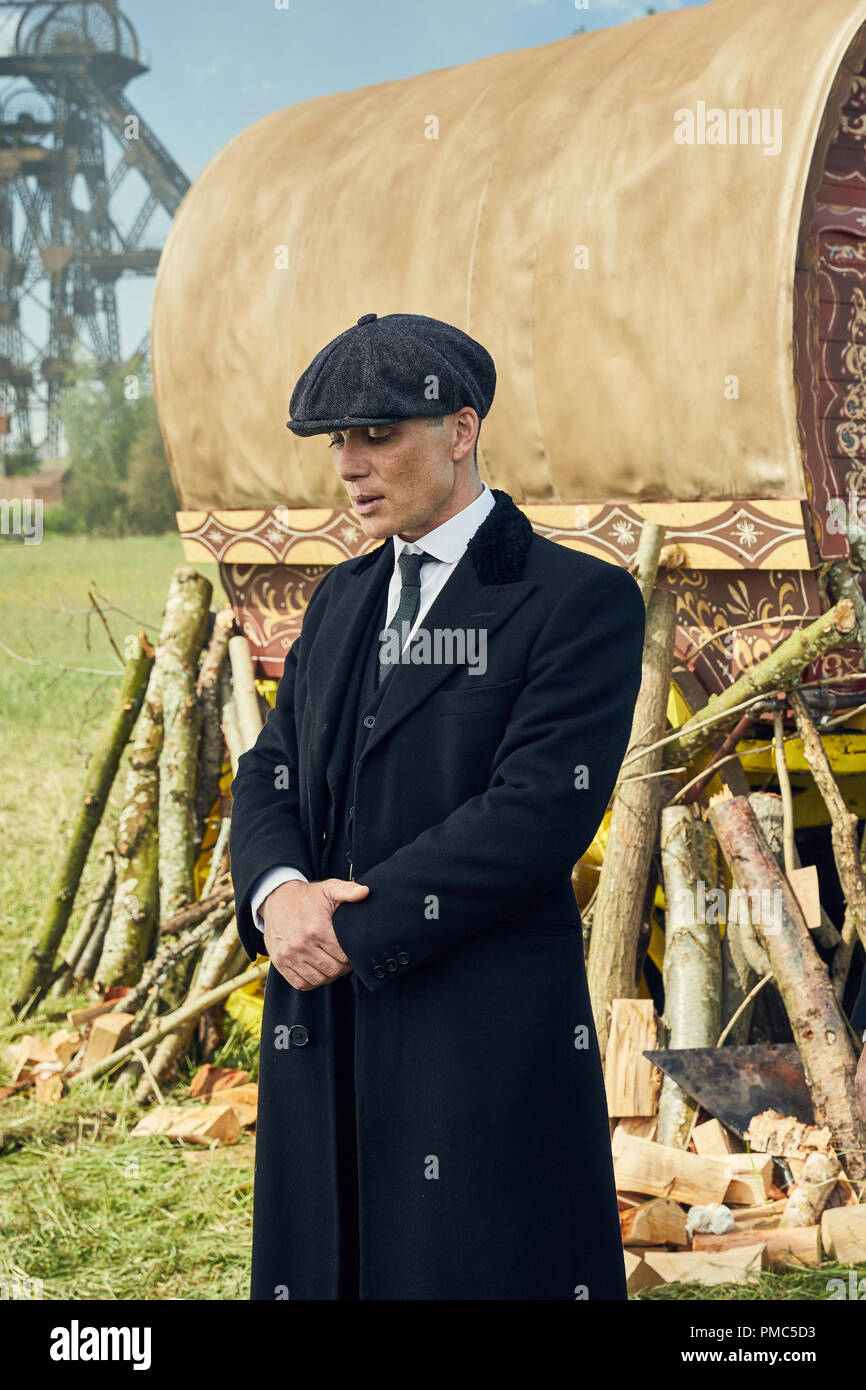 Cillian Murphy, "Peaky Blinders" Season 4 (2018) Netflix Stock Photo