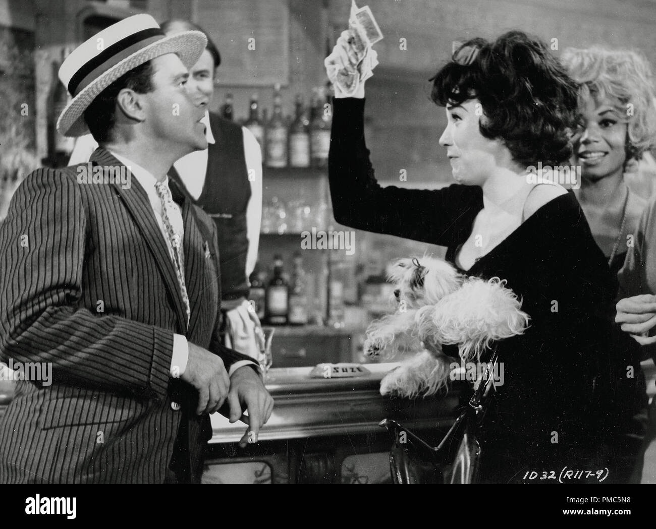 Jack Lemmon, Shirley Maclaine,  in 'Irma la Douce' (United Artists, 1963).   File Reference # 33635 191THA Stock Photo