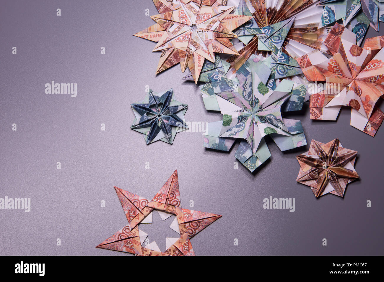 Origami Christmas Star High Resolution Stock Photography And Images Alamy