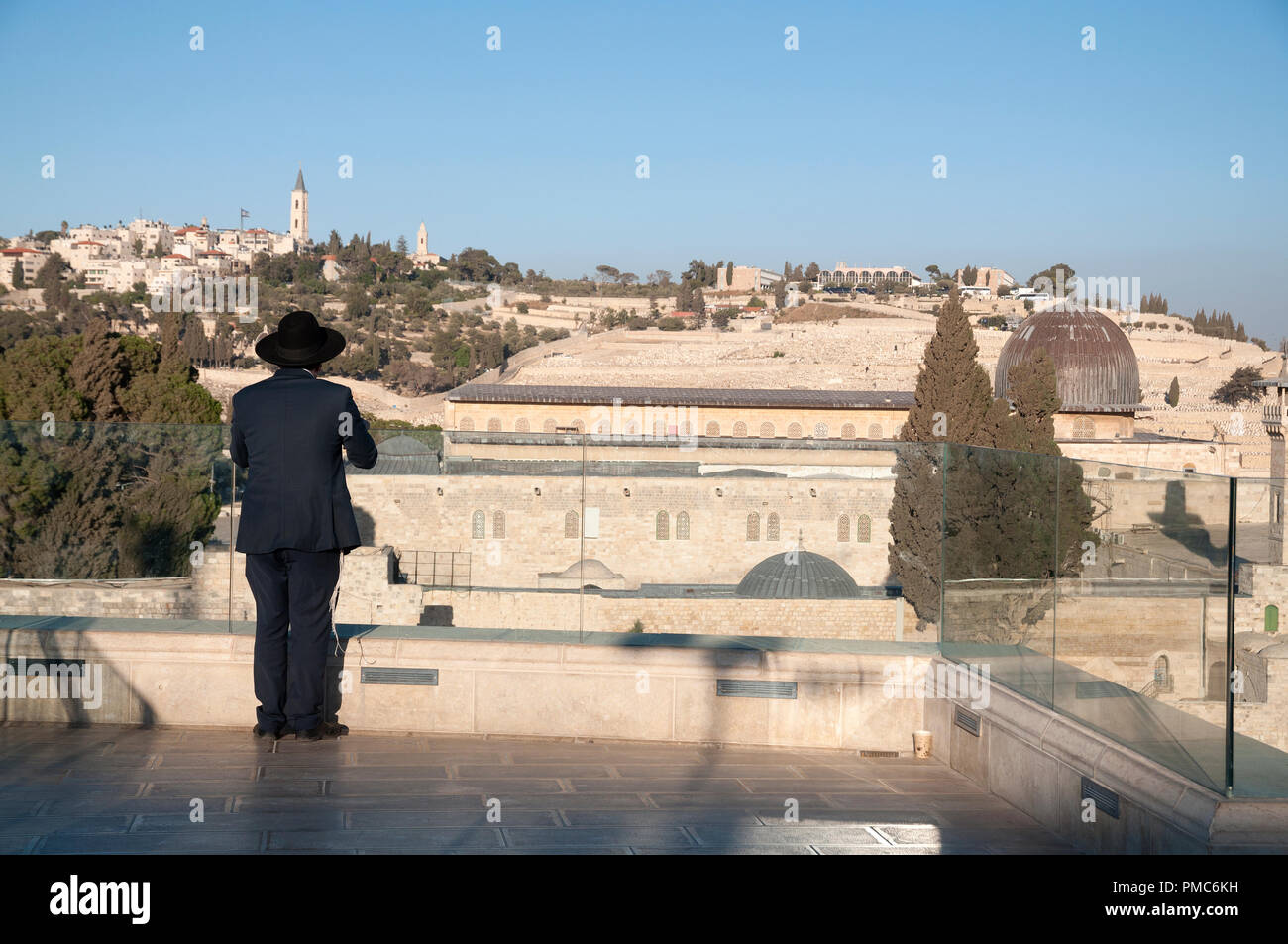 Prayer in Jerusalem old city Stock Photo