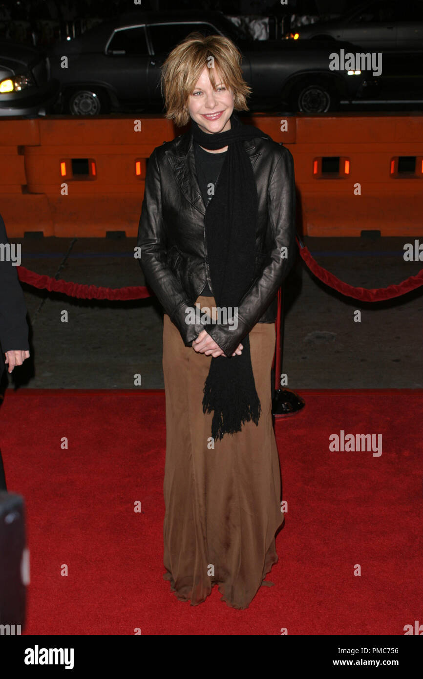 'Against the Ropes' Premiere  02-11-2004 Meg Ryan Photo by Joseph Martinez / PictureLux  File Reference # 21777 0113-picturelux  For Editorial Use Only - All Rights Reserved Stock Photo
