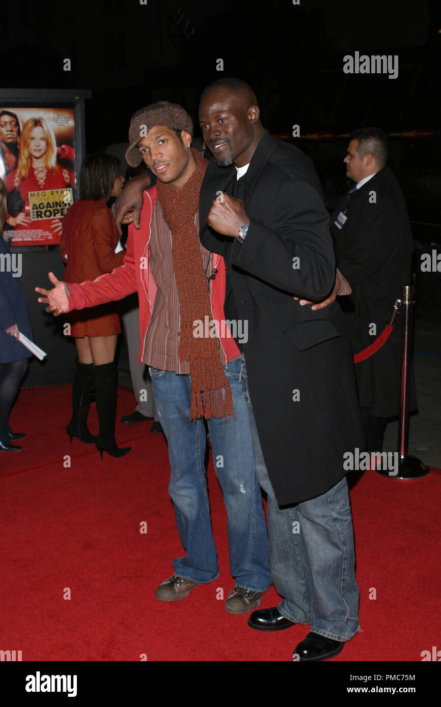 "Against the Ropes" Premiere 02112004 Marlon Wayans and Djimon