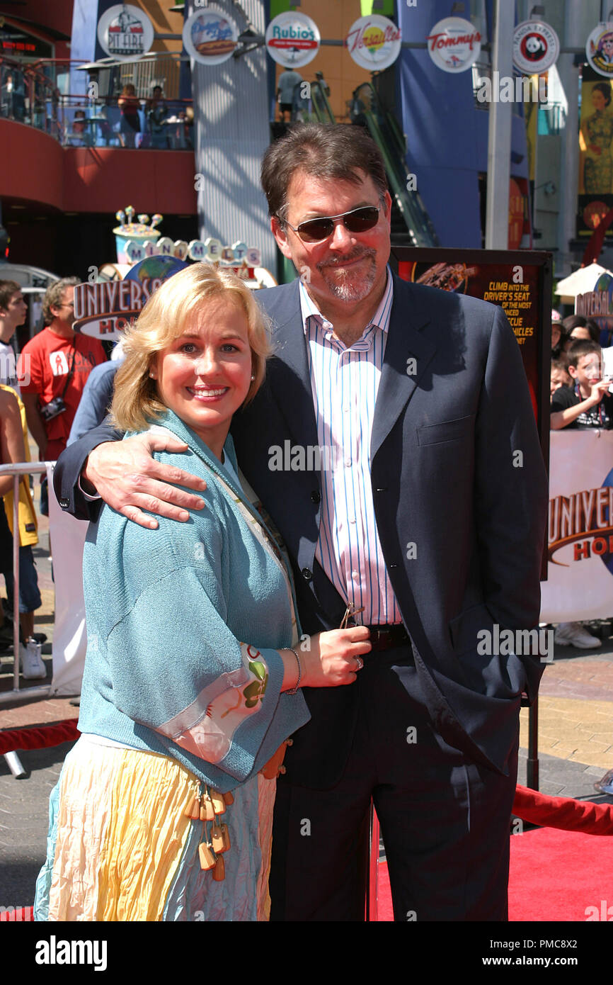 'Thunderbirds' Premiere 7-24-2004 Jonathan Frakes and wife Genie Francis Photo by Joseph Martinez - All Rights Reserved  File Reference # 21905 0069PLX  For Editorial Use Only - Stock Photo