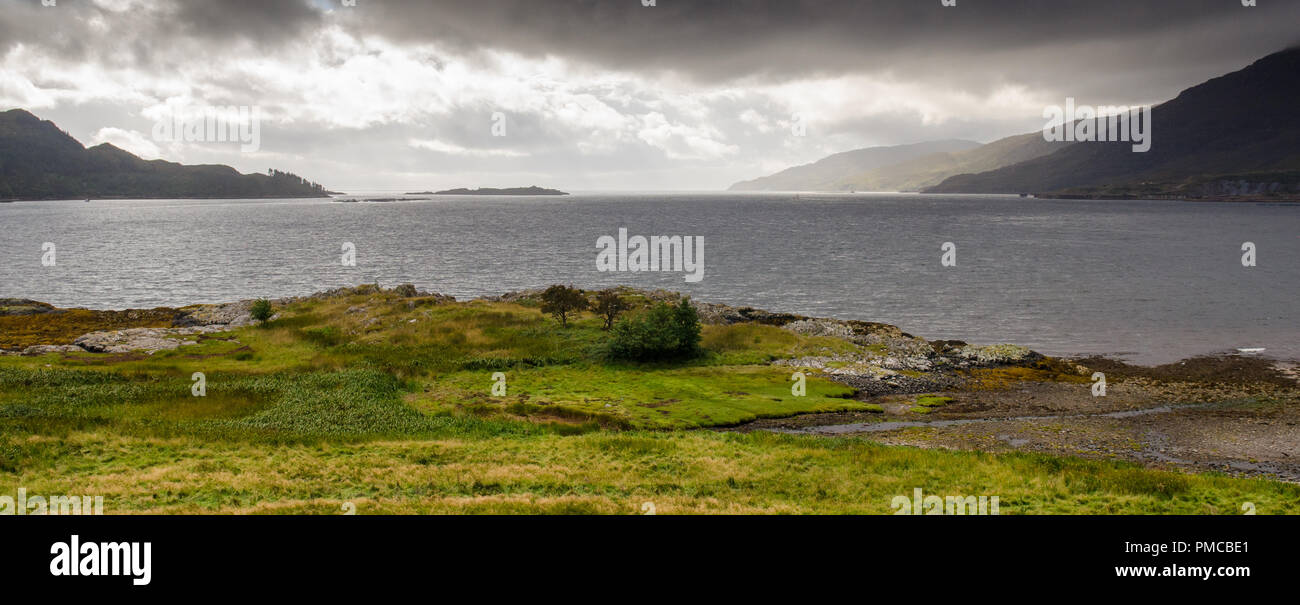 Lochcarron At Loch Carron Stock Photos & Lochcarron At
