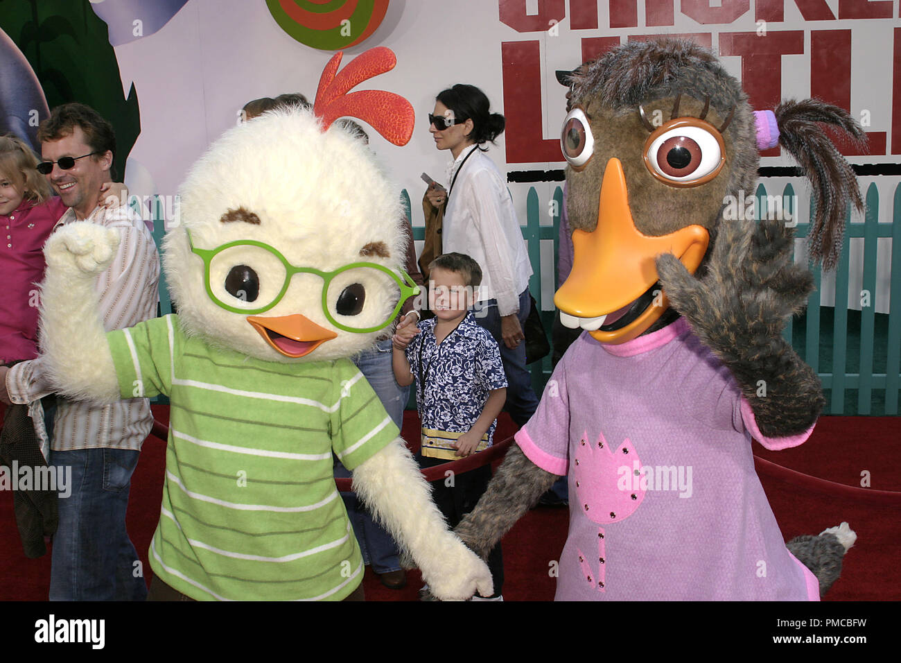 'Chicken Little' (Premiere) Chicken Little and The Ugly Duckling 10-30-2005 / El Capitan Theater / Hollywood, CA / Walt Disney Pictures / Photo by Joseph Martinez / PictureLux  File Reference # 22520 0059-picturelux  For Editorial Use Only - All Rights Reserved Stock Photo