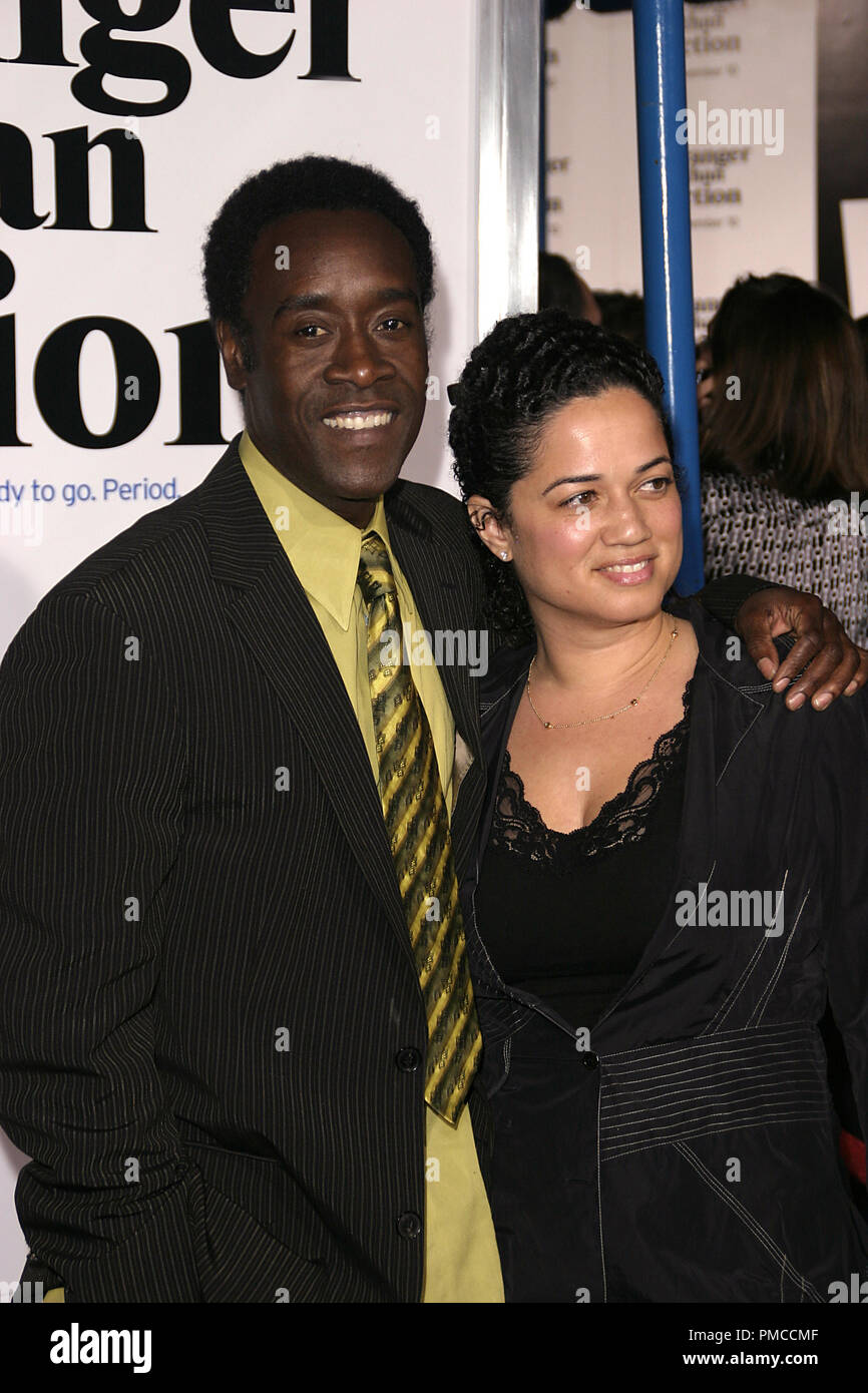 Stranger Than Fiction (Premiere) Don Cheadle, Bridgid Coulter 10-30-2006 / Mann Village Theater / Westwood, CA / Columbia Pictures / Photo by Joseph Martinez - All Rights Reserved  File Reference # 22842 0014PLX  For Editorial Use Only - Stock Photo