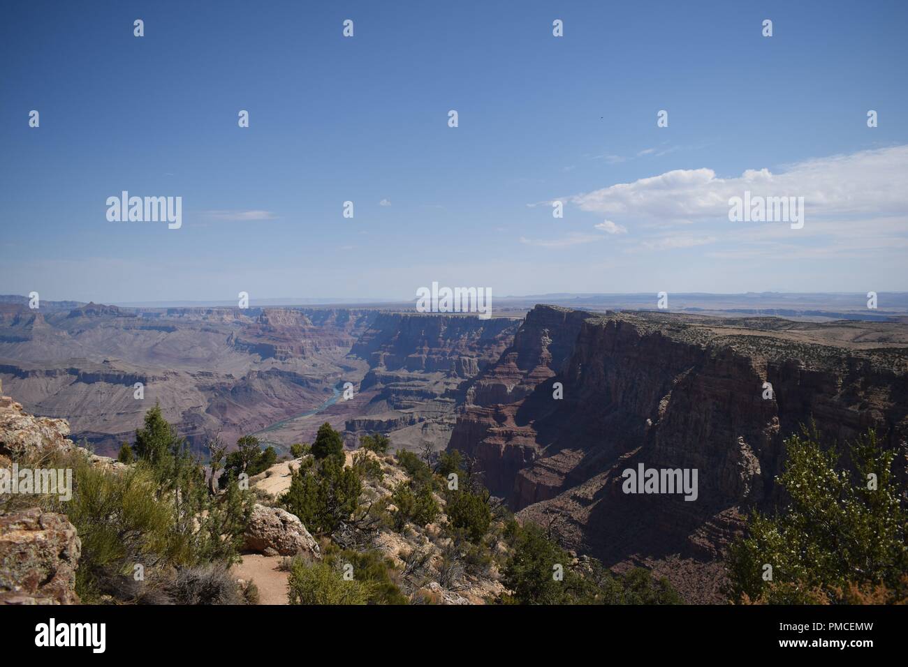 Landscape of the Grand Canyon, AZ, July 2018 Stock Photo