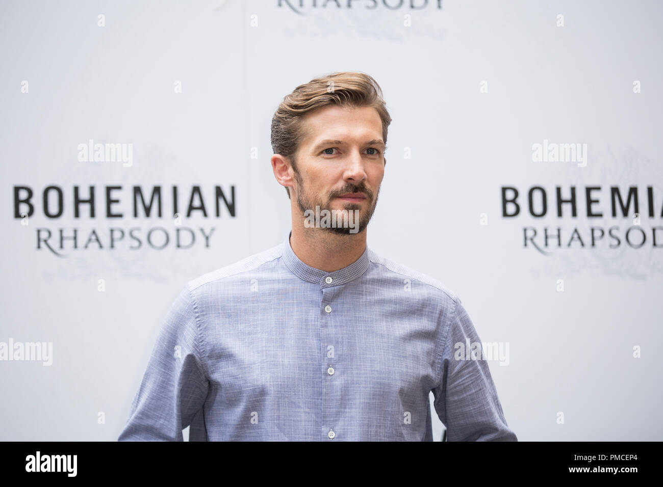 Rami Malek pictured during the photocall of the movie Bohemian Rhapsody ...