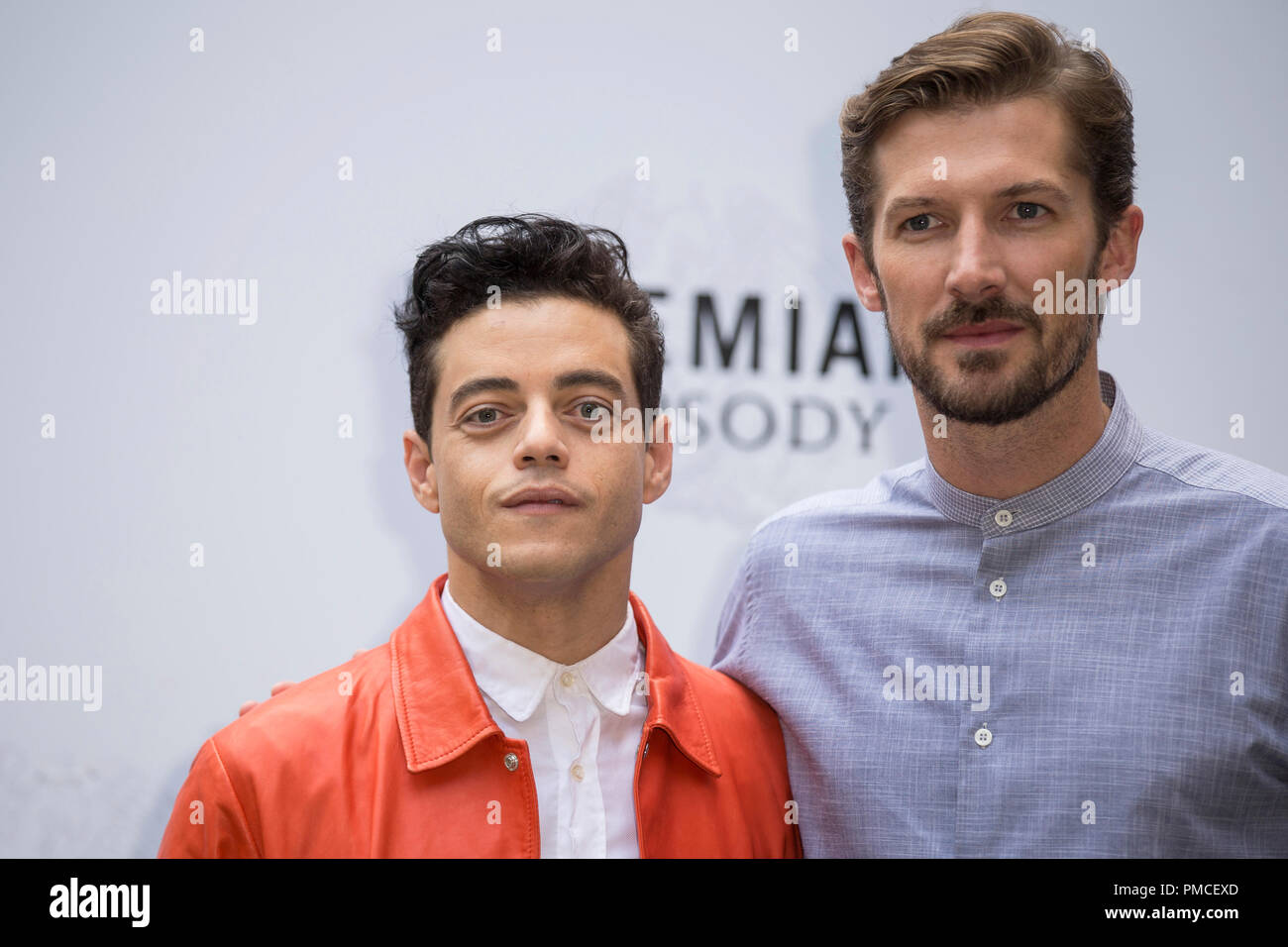 Rami Malek pictured during the photocall of the movie Bohemian Rhapsody ...