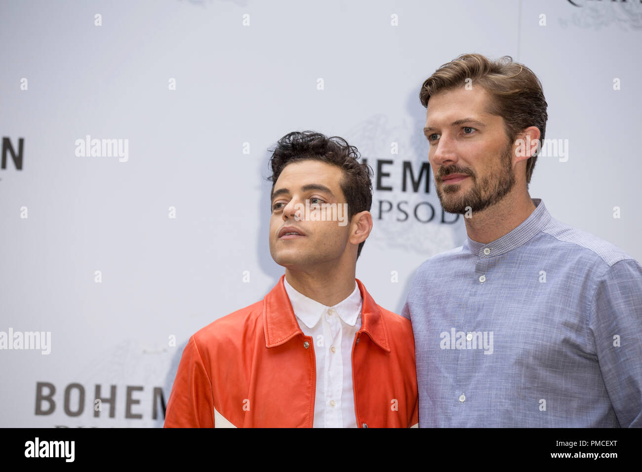 Rami Malek pictured during the photocall of the movie Bohemian Rhapsody ...
