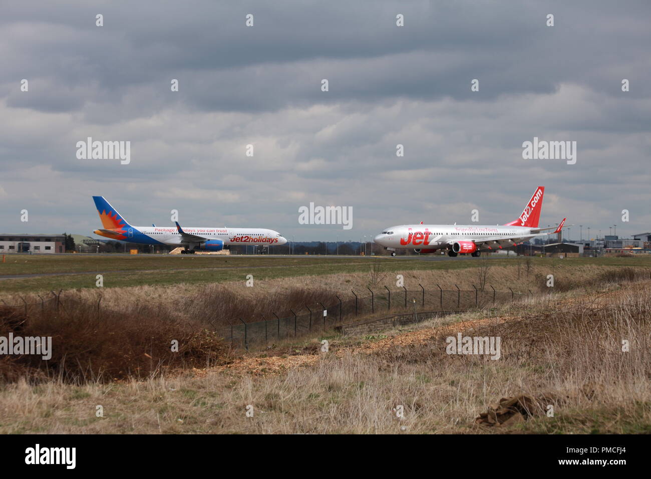 Jet Airliner, Passenger Jet Stock Photo