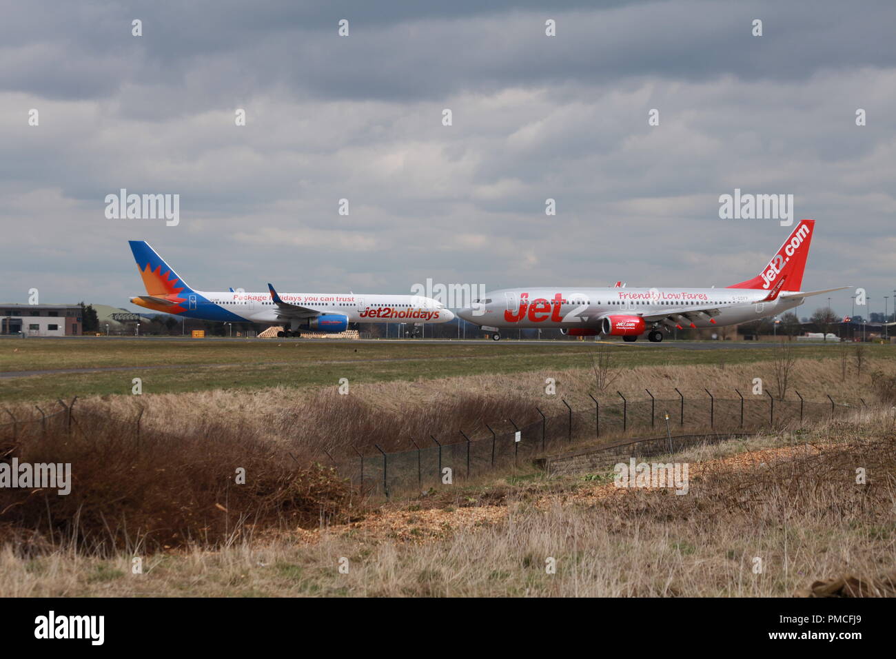 Jet Airliner, Passenger Jet Stock Photo