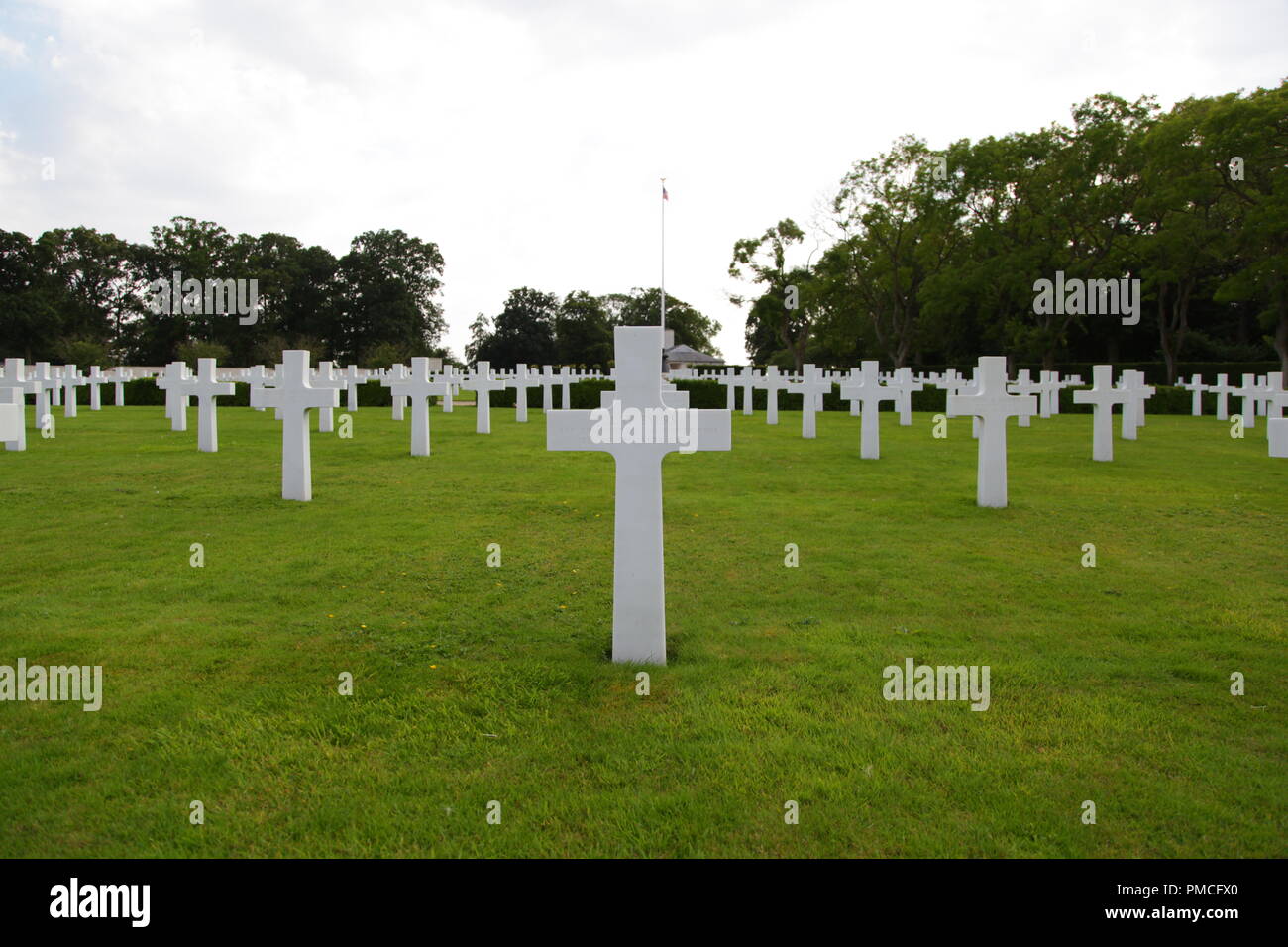 Cambridge American Cemetery and Memorial Stock Photo