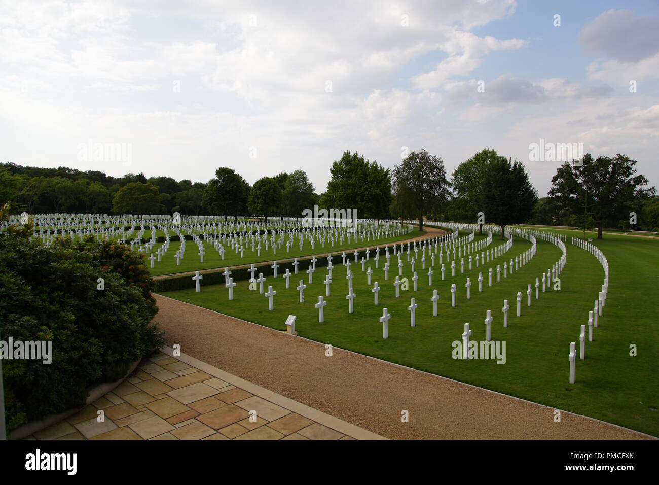 Cambridge American Cemetery and Memorial Stock Photo Alamy