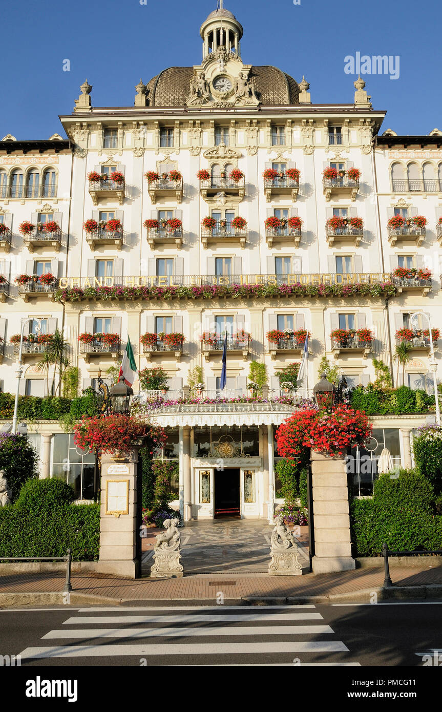 Italy, Piemonte, Lake Maggiore, Stresa, grandiose Regina Palace Hotel